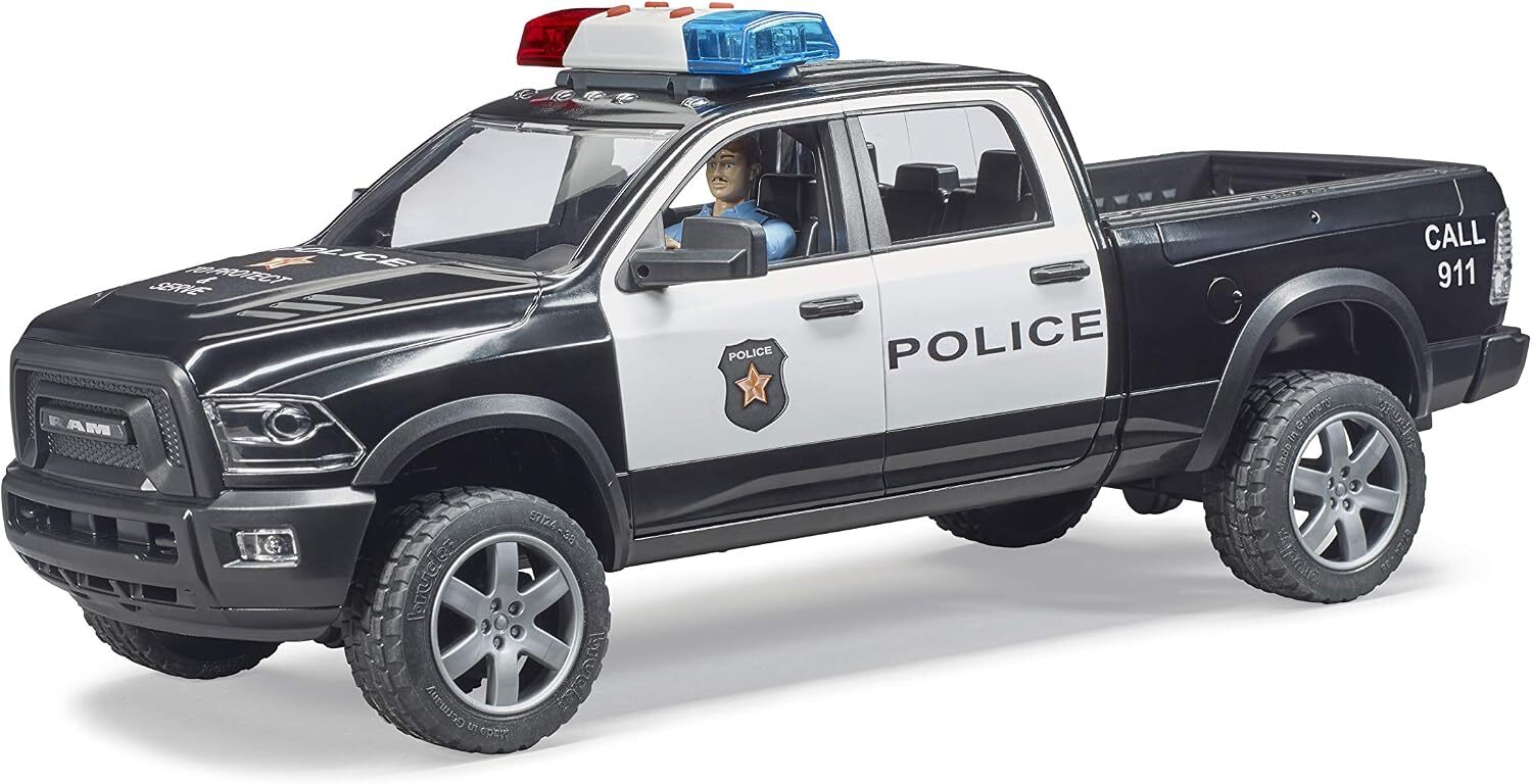 BRUDER 警車附警察人偶