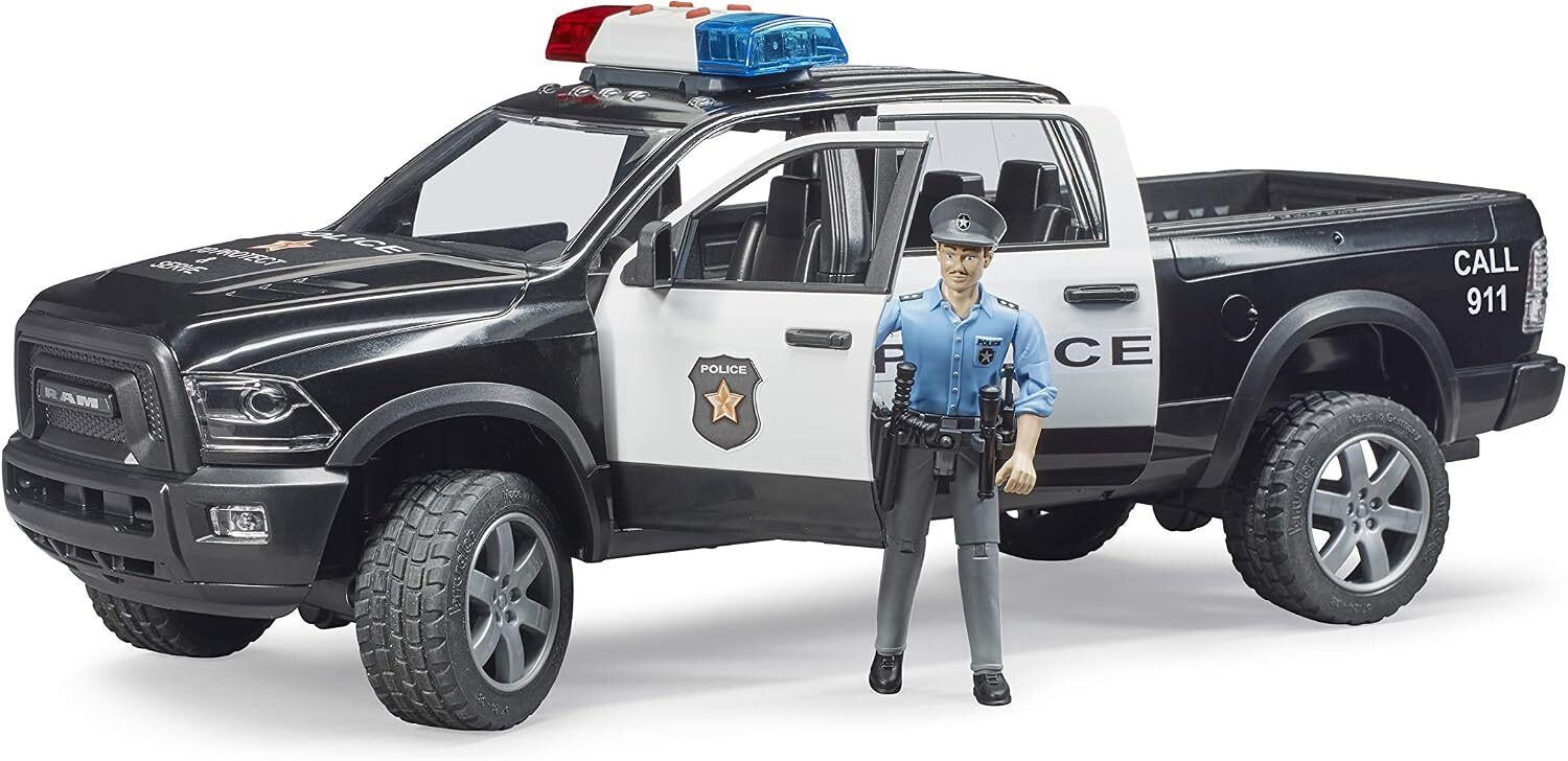 BRUDER 警車附警察人偶