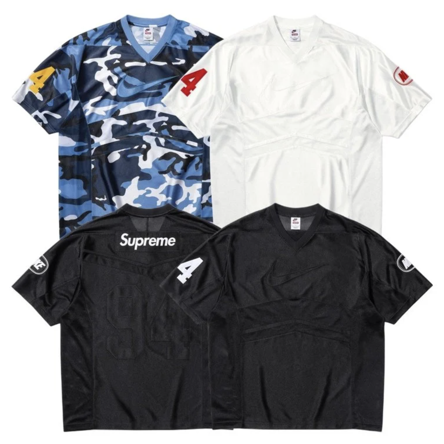 -(B3c04)-SUPREME X NIKE FOOTBALL JERSEY 聯名款 足球衣 球衣 白色/黑色/迷彩-IO8763
