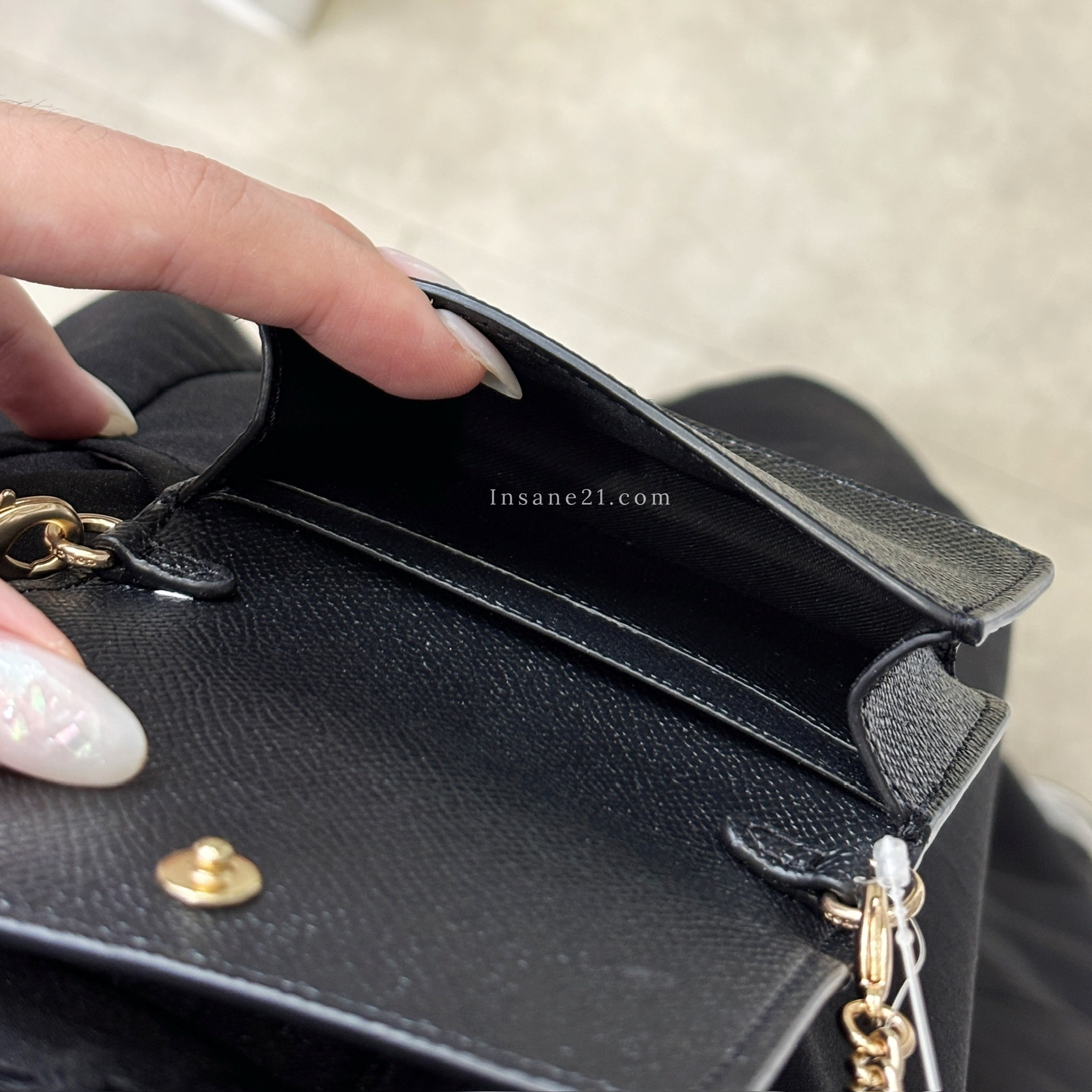 COACH WALLET ON A CHAIN 迷你鏈條包 錢包 蔻馳