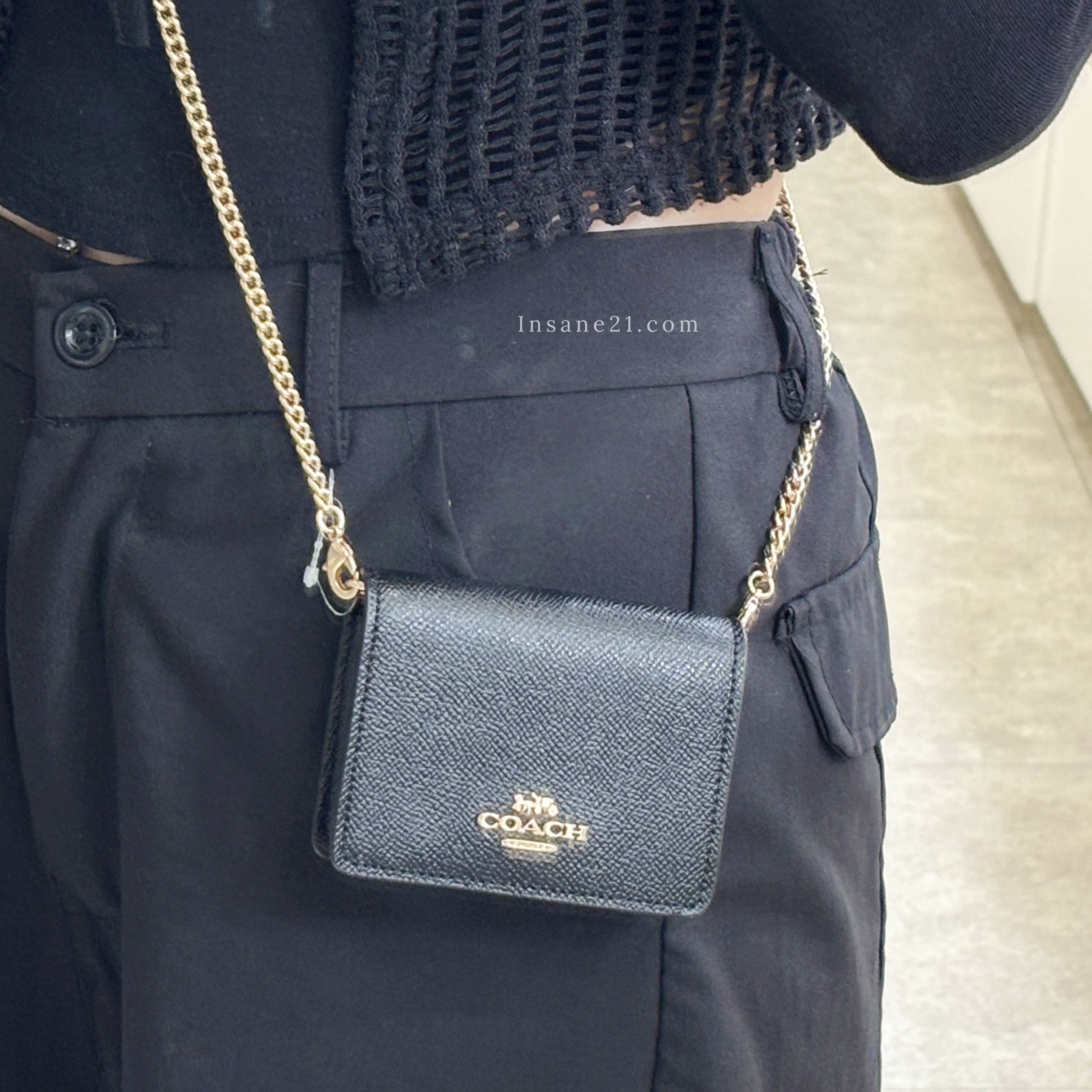COACH WALLET ON A CHAIN 迷你鏈條包 錢包 蔻馳