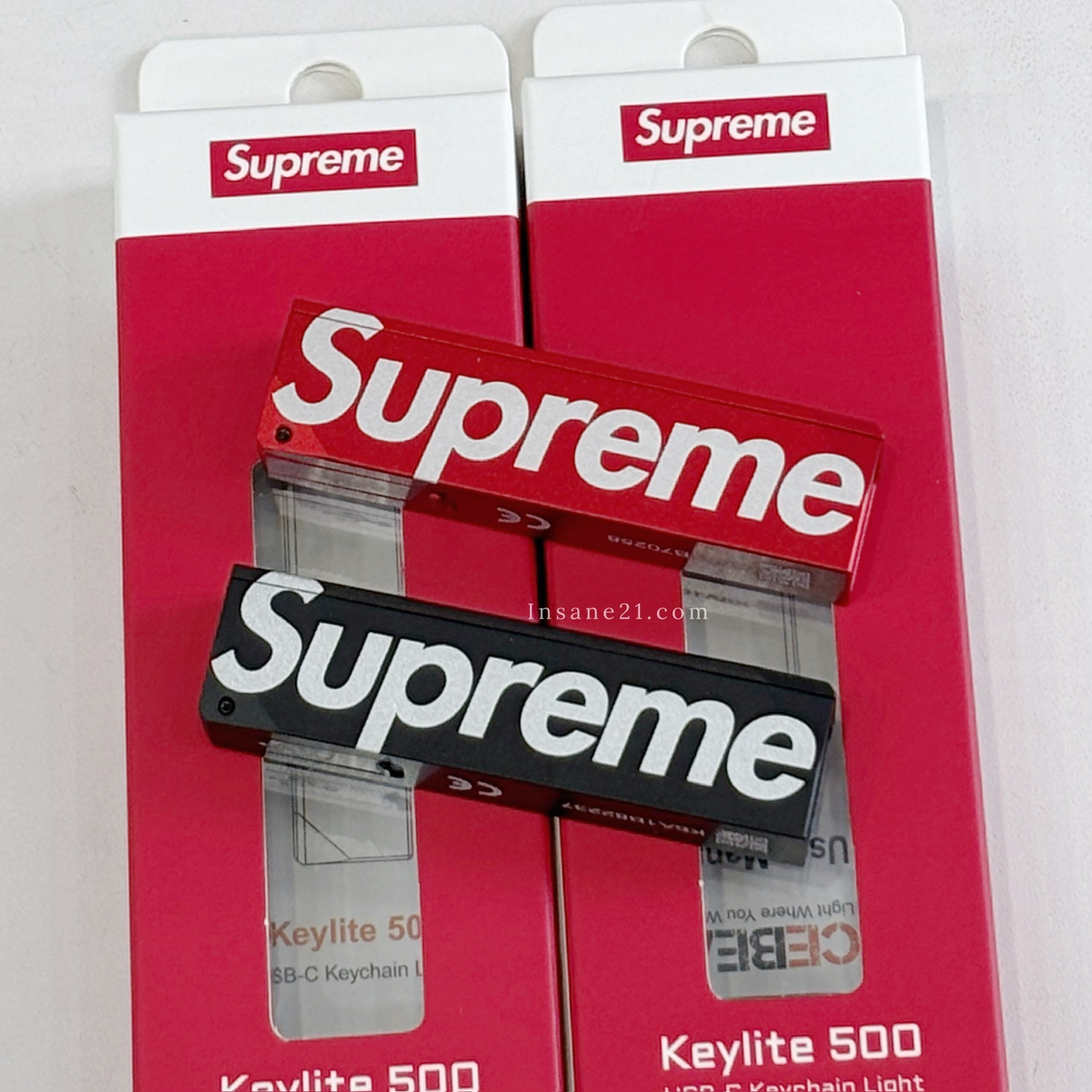 SUPREME x ACEBEAM 迷你手電筒 鑰匙圈 充電式 鋁合金外殼