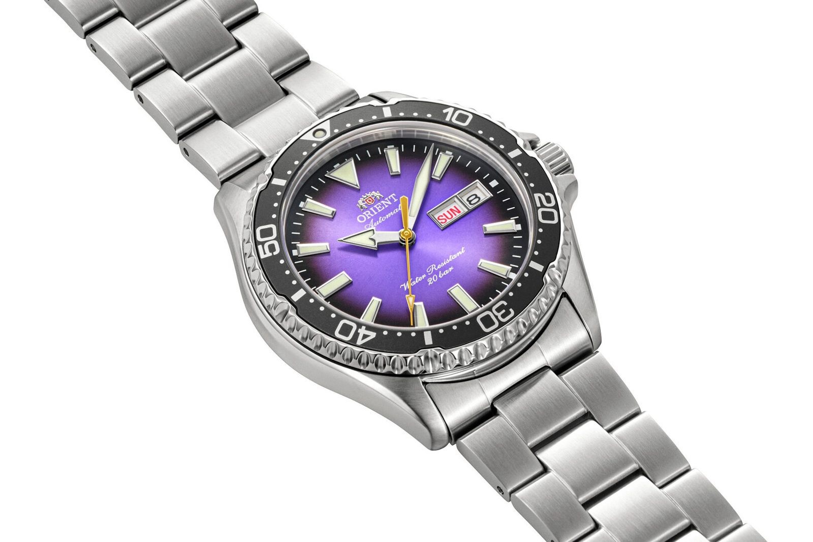 Orient Automatic Dive Watch Purple Dial (RA-AA0827V)