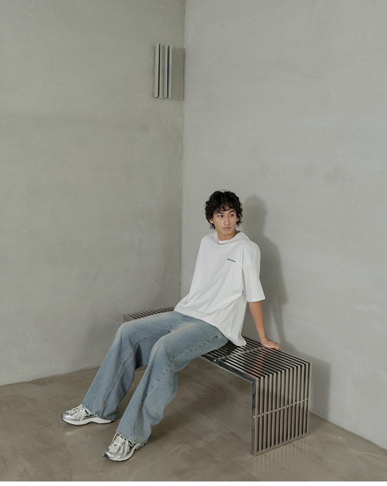 Men's Simple Washed Straight Leg Jeans - Blue S/M/L/XL【04011882】in stock+pre-order
