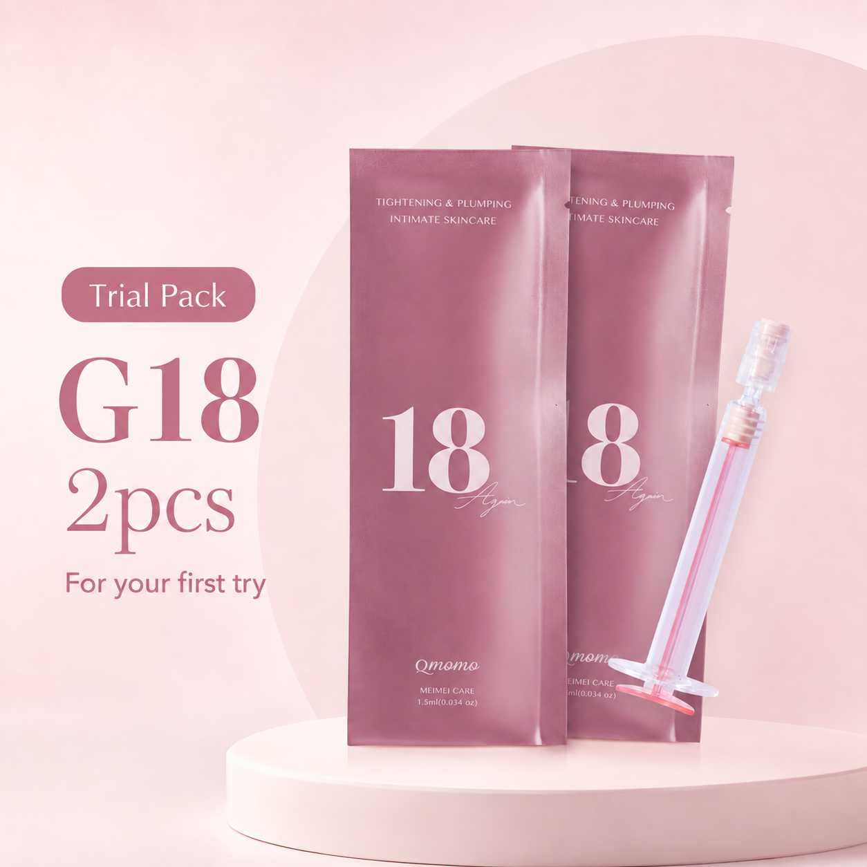 G18 Intimate Care Ampoule Gel (2pcs) | Trial Pack