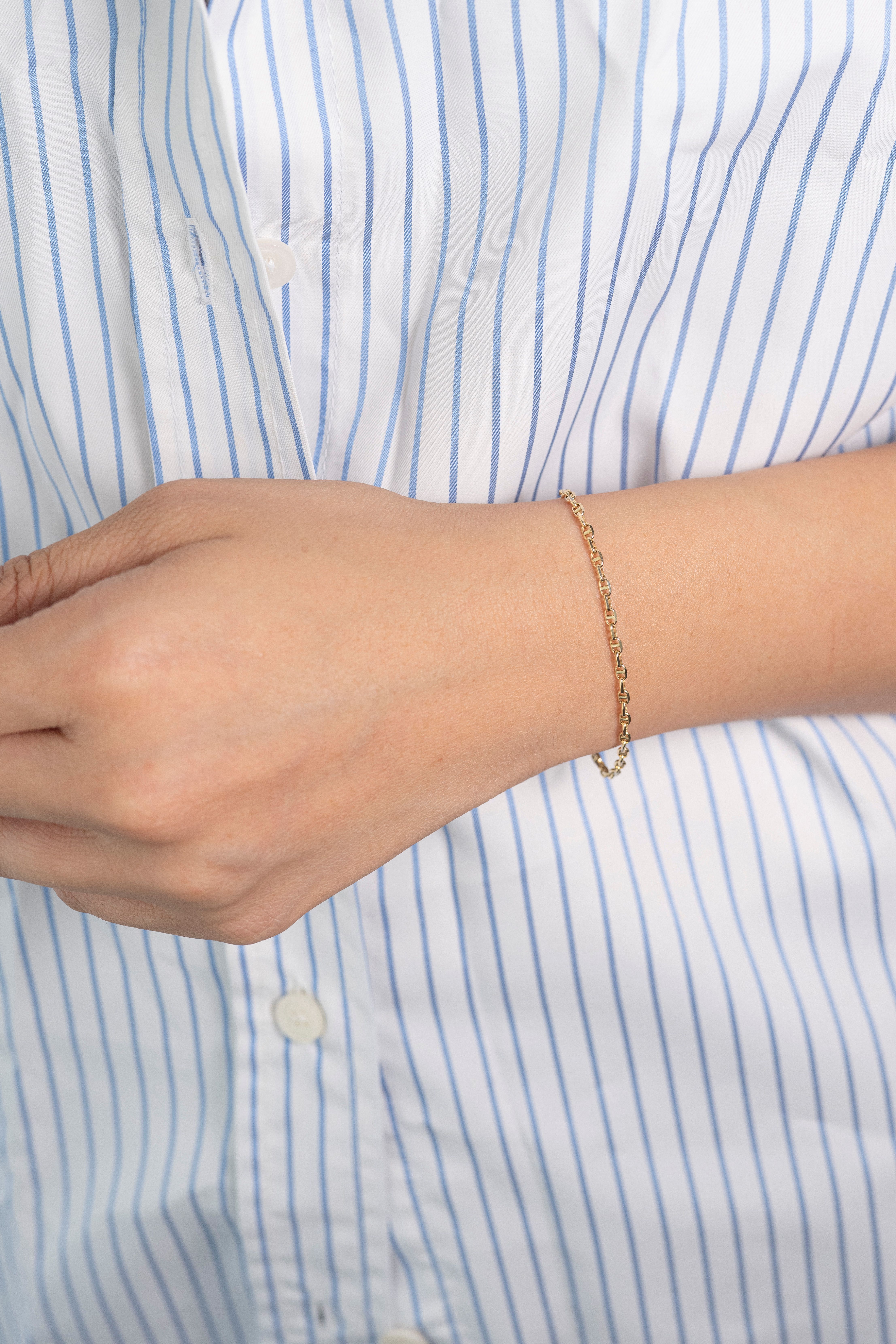 18K Mini Pig nose Bracelet