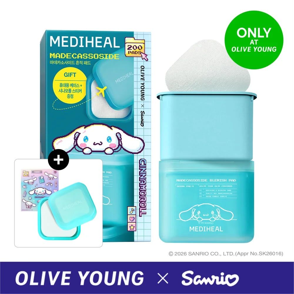 Mediheal x Sanrio  MADECASSOSIDE BLEMISH PAD 200pcs