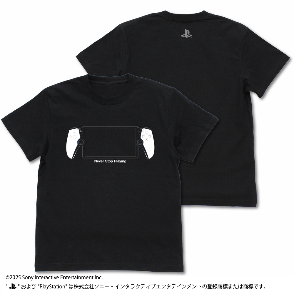 Tｼｬﾂ for PlayStation Portal ﾘﾓｰﾄﾌﾟﾚｰﾔｰ/BLACK COSPA 101926