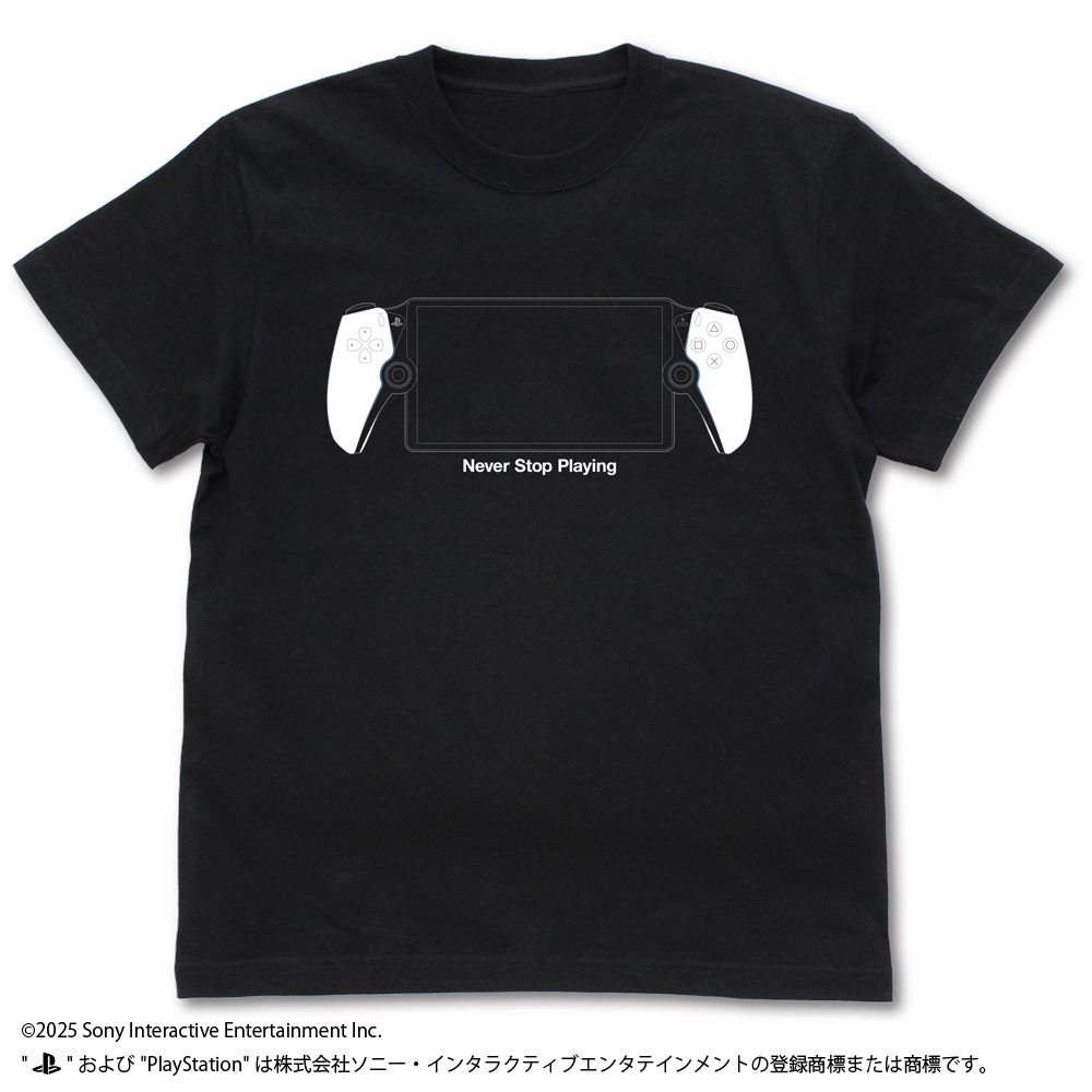 Tｼｬﾂ for PlayStation Portal ﾘﾓｰﾄﾌﾟﾚｰﾔｰ/BLACK COSPA 101926