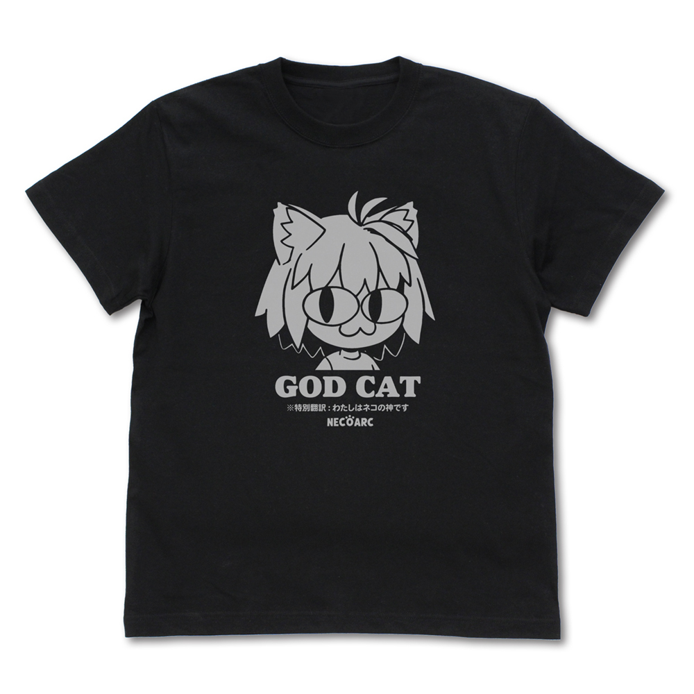 GOD CAT ﾈｺｱﾙｸ Tｼｬﾂ/BLACK COSPA 101926