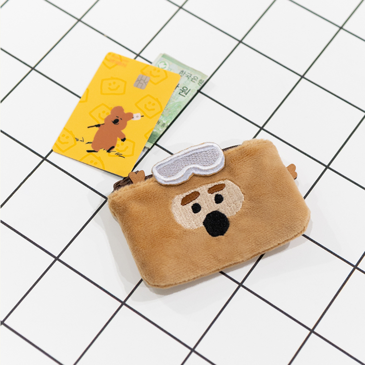 《Dinotaeng》Quokka in School卡片零錢包 (Bric)