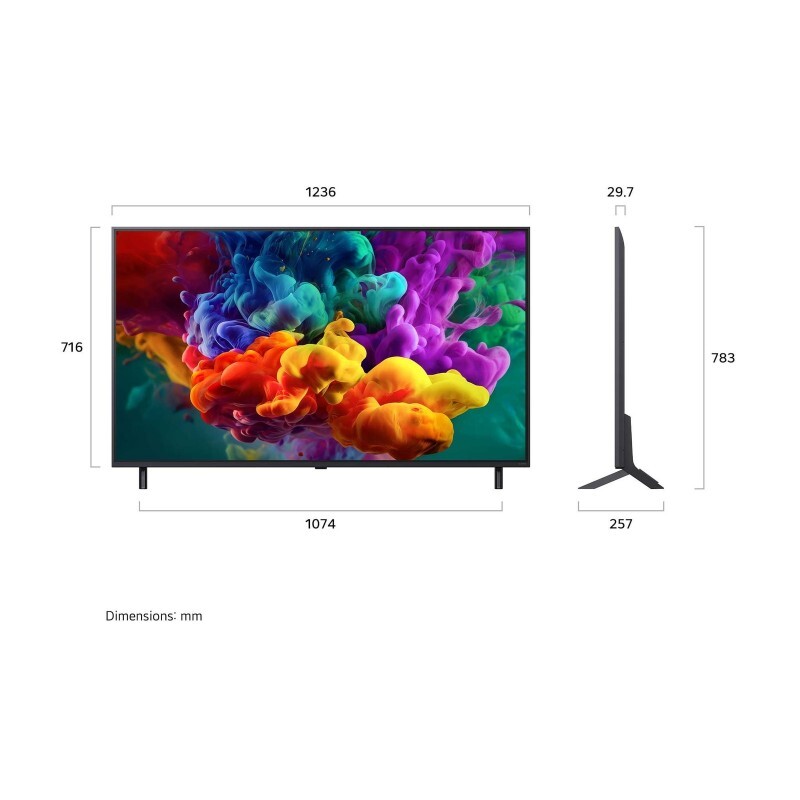 樂金 LG    55QNED85BCA‧55吋 QNED evo AI QNED85 Mini LED 4K 智能電視‧香港行貨,原廠3年全機保養‧