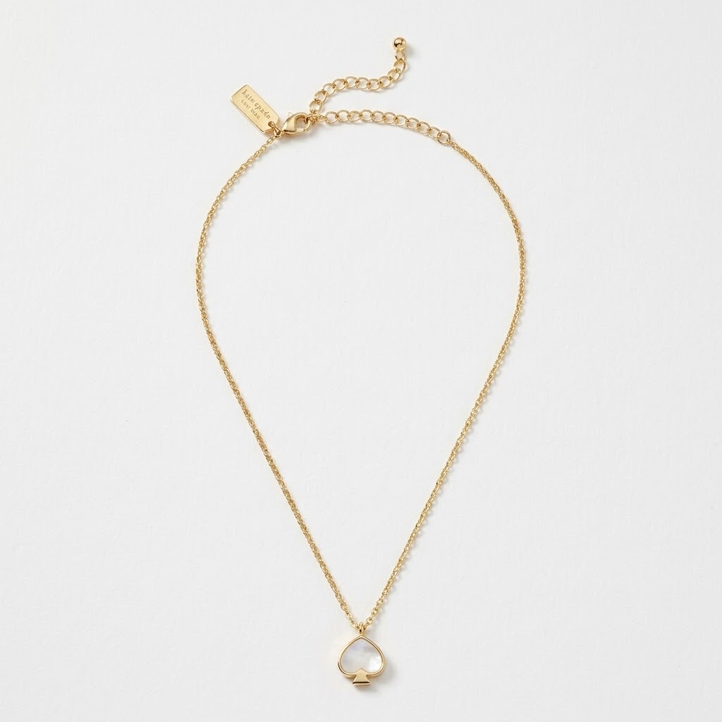 Kate Spade 經典珍珠母貝吊墜項鍊