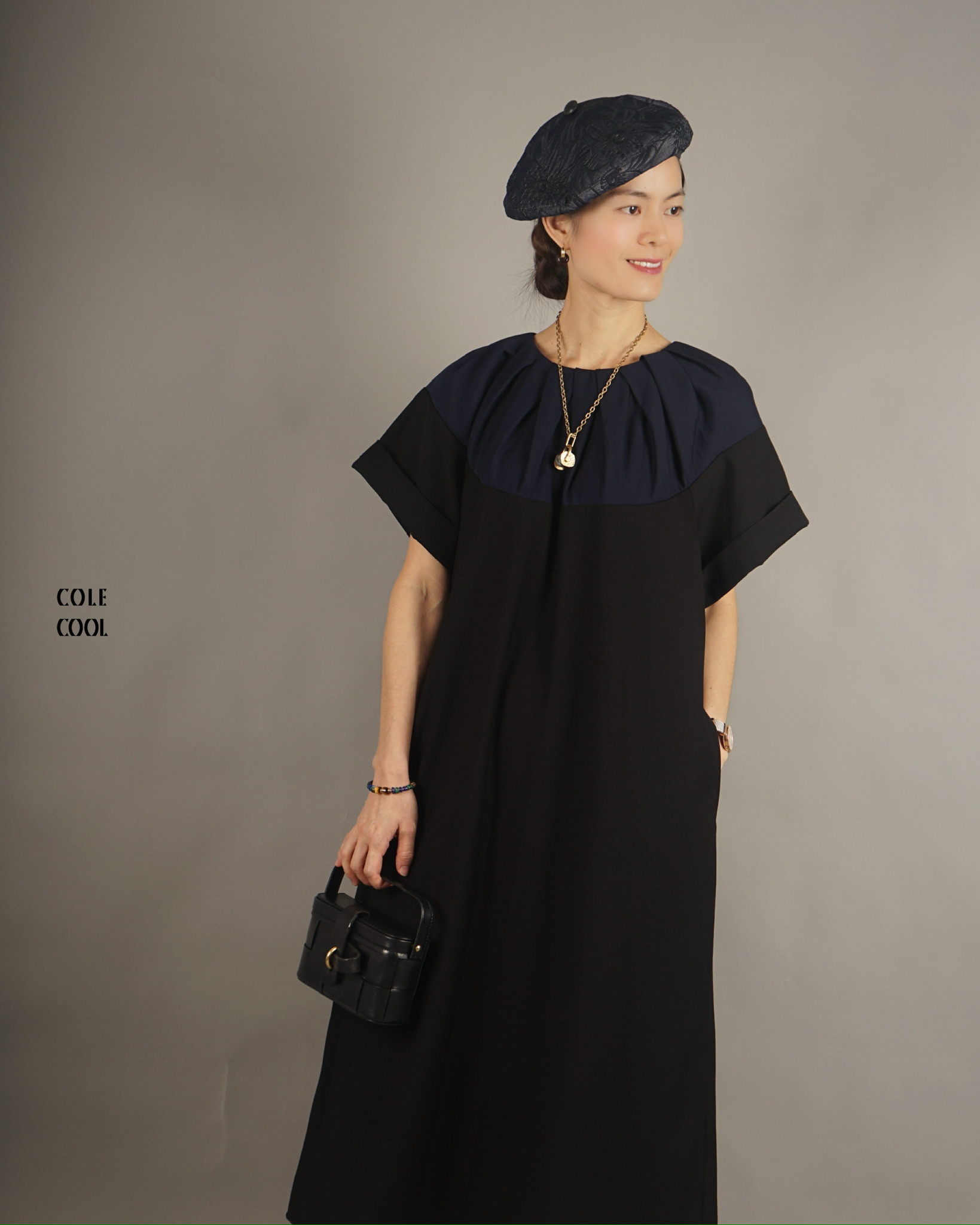 COLE COOL Sun pleat dress
