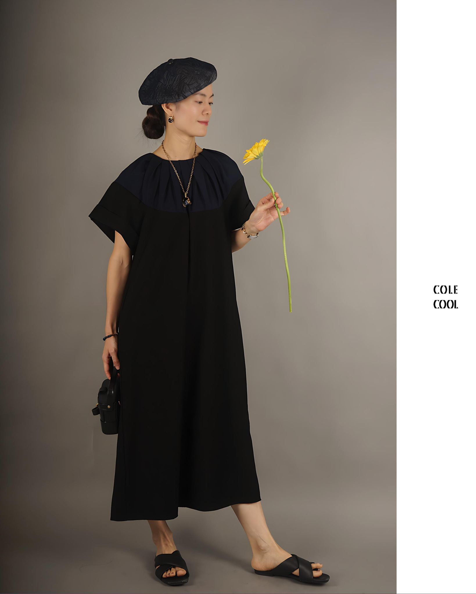 COLE COOL Sun pleat dress