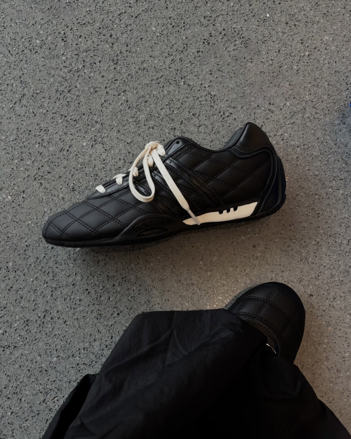 ADIDAS ORIGINALS ADIRACER LO 小香風 菱格紋 黑奶油 黑色 奶油白 米白 賽車鞋 女鞋 LB9759 / 預購