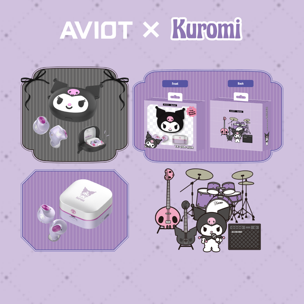 Aviot x SANRIO CHARACTERS 真無線耳機
