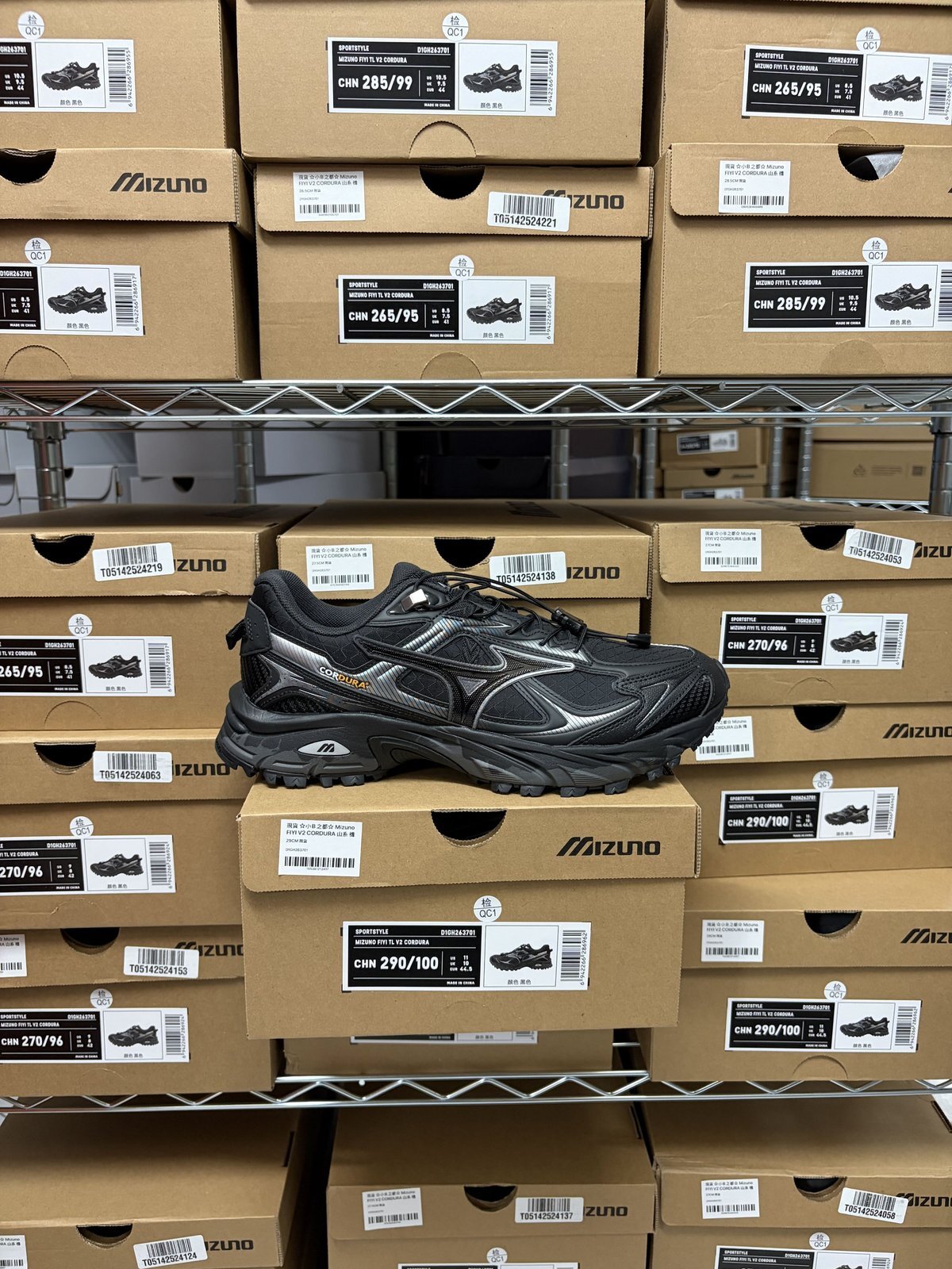 Mizuno FIYI V2 CORDURA 山系 機能 黑色 D1GH263701 門市實拍