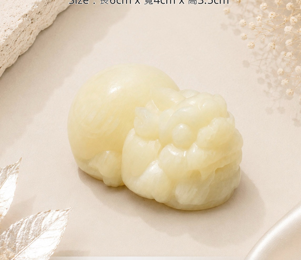 (I) 光明貔貅 (6*4*3.5公分) #1410lg