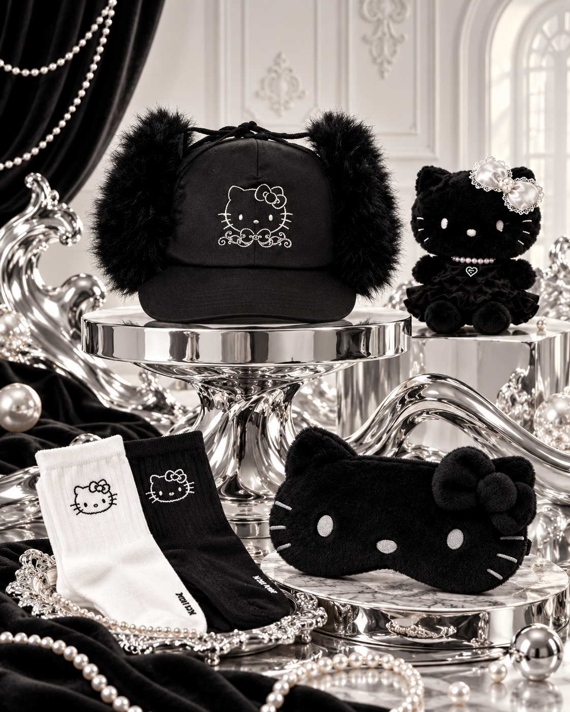 國外限定 Hello Kitty 優雅的日常限定系列 公仔 帽子 盲盒 包包  盲盒