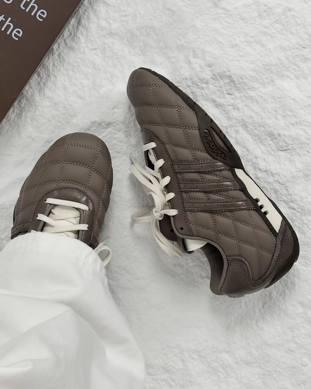 ADIDAS ORIGINALS ADIRACER LO 小香風 菱格紋 榛果奶油 拿鐵棕 咖啡 奶油白 米白 賽車鞋 女鞋 LB9760 / 預購