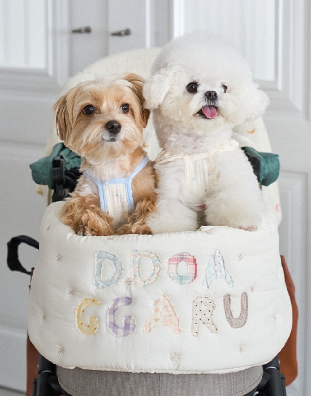 Noutti Custom Patchwork Name Stroller Guard