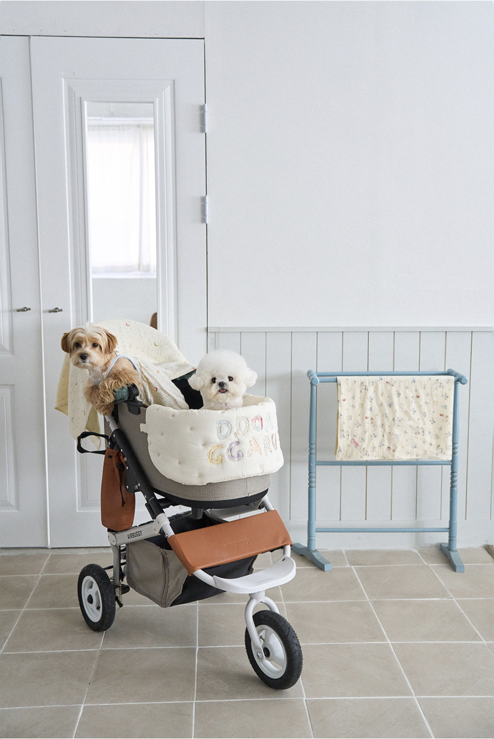 Noutti Custom Patchwork Name Stroller Guard