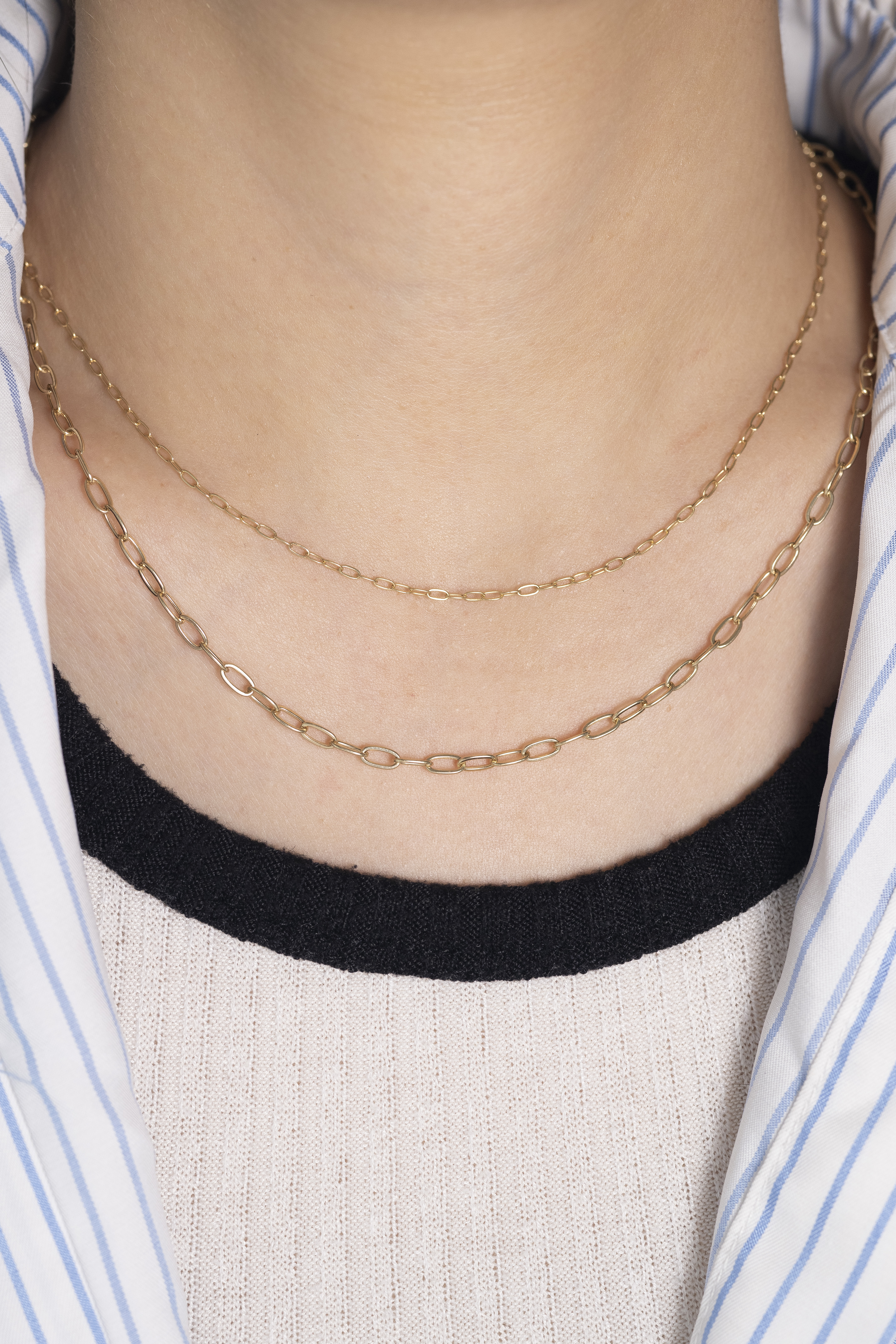 18K Cable Chain Necklace