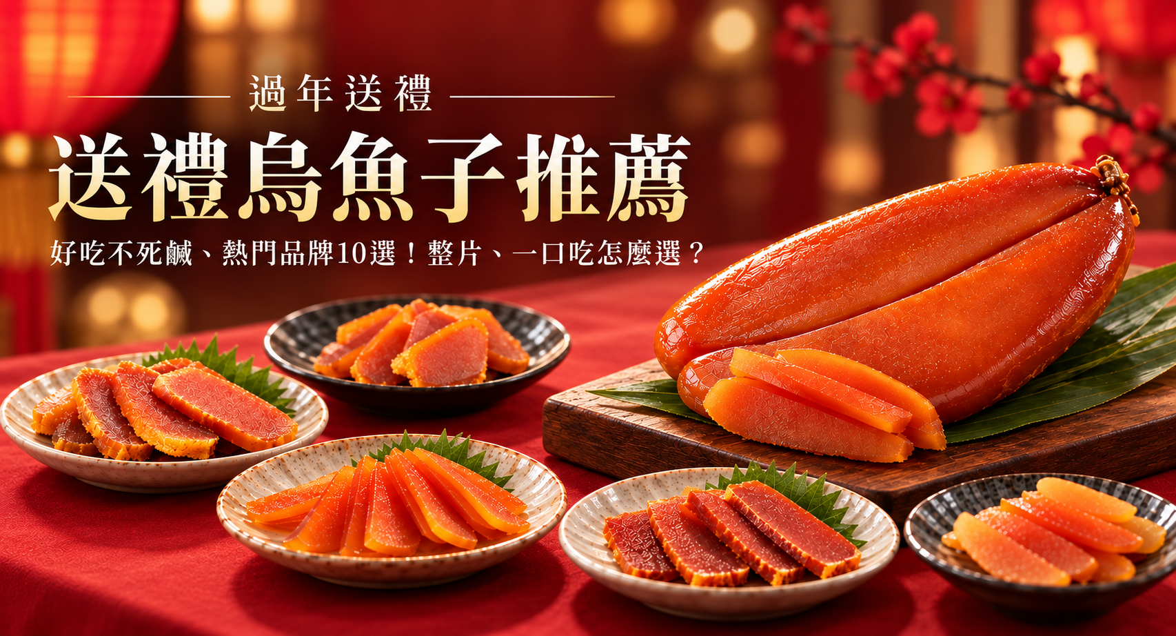 送禮烏魚子推薦熱門品牌10選與一口烏魚子比較