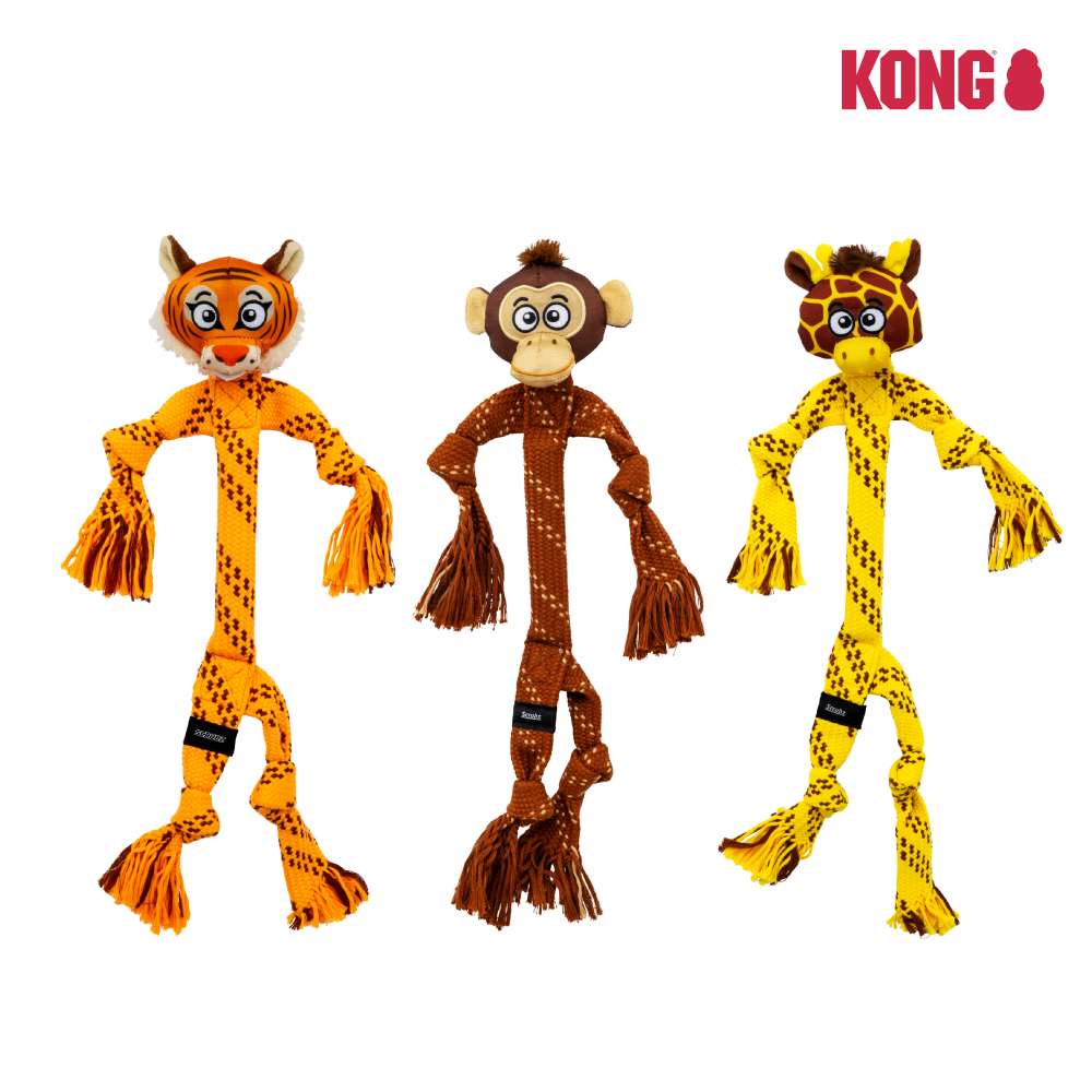 KONG | 獵遊潔牙系列-老虎/猴子/長頸鹿