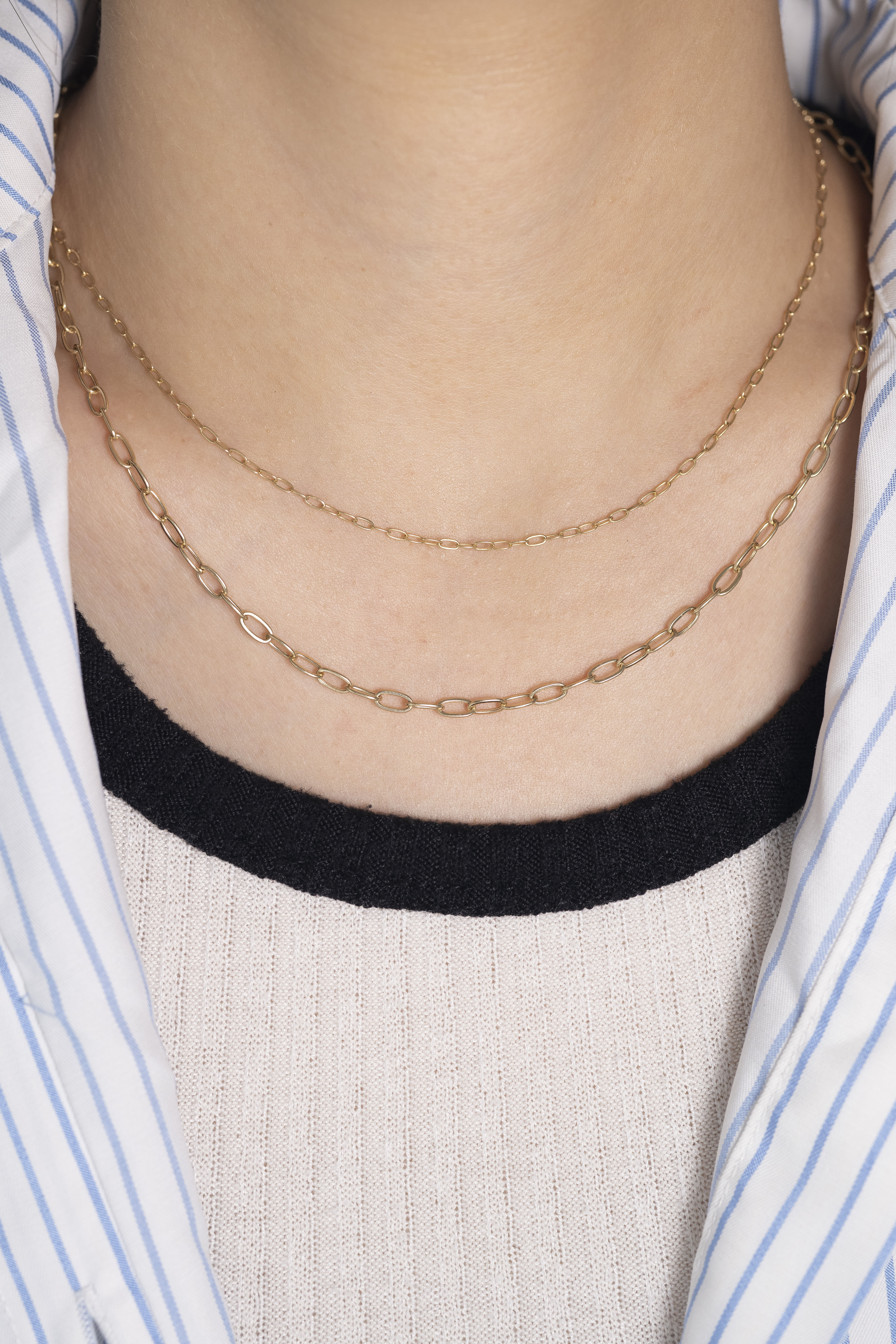 18K Mini Cable Chain Necklace