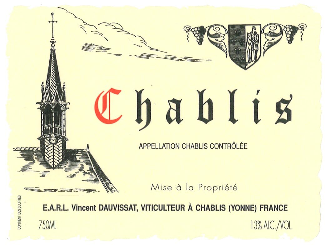 Vincent Dauvissat Chablis 2021 (BH91)