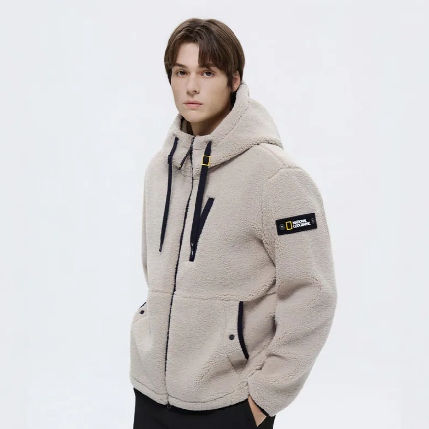【預購】NATIONAL GEOGRAPHIC WKR100501 COSTONI 男女同款刷毛連帽外套