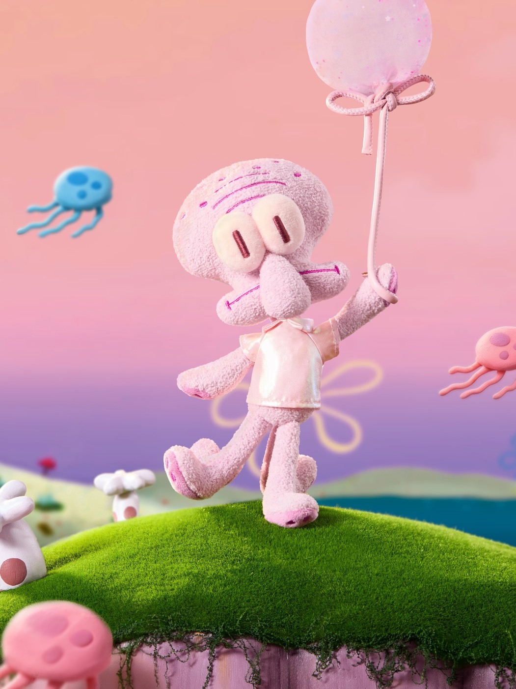 正版授權 比奇堡 章魚哥的一天系列 毛絨 盲盒