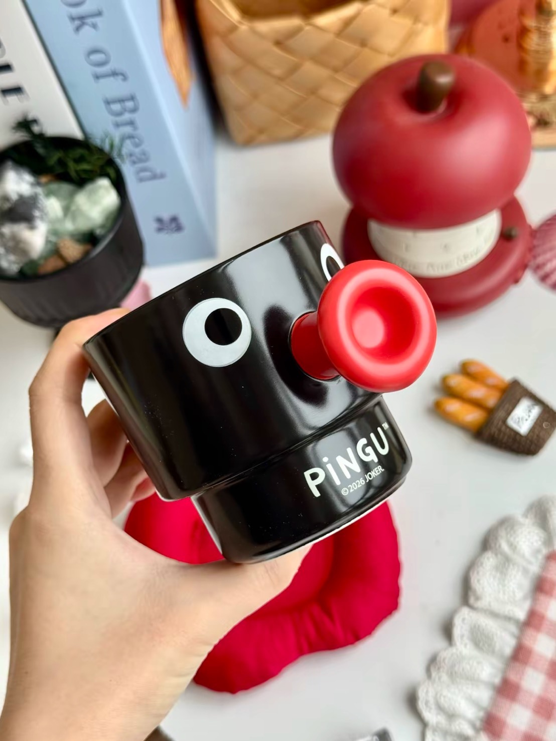 PINGU 馬克杯 陶瓷 手握 馬克杯 280ML