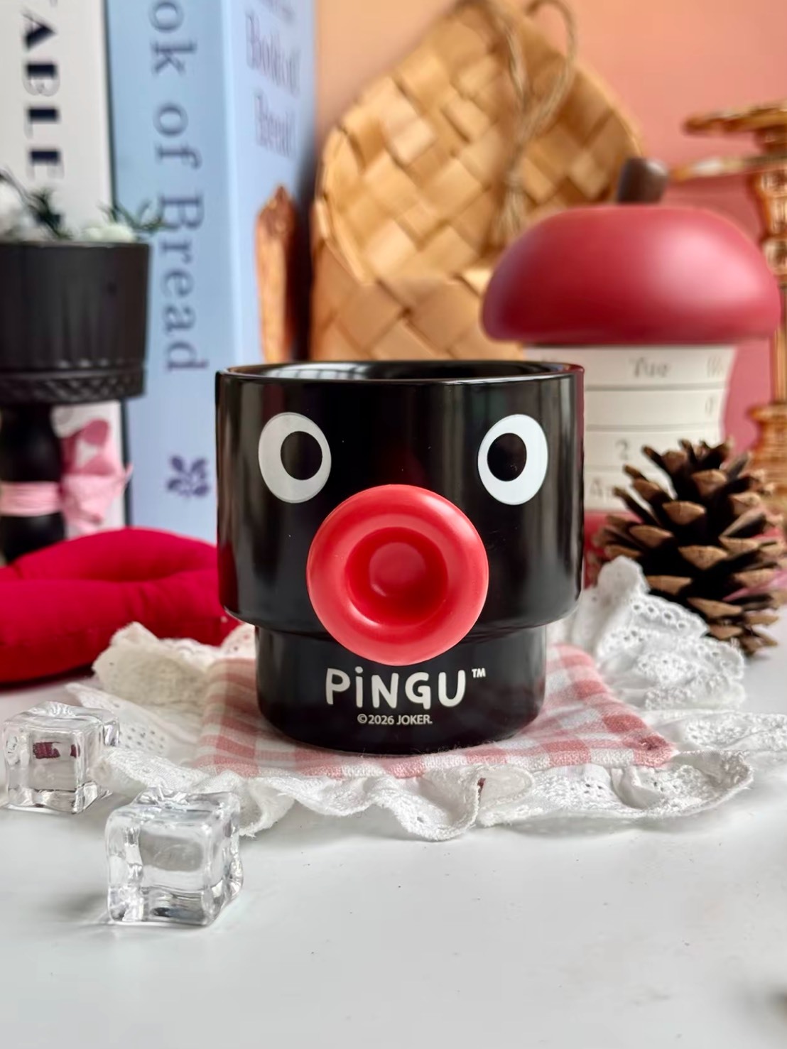 PINGU 馬克杯 陶瓷 手握 馬克杯 280ML