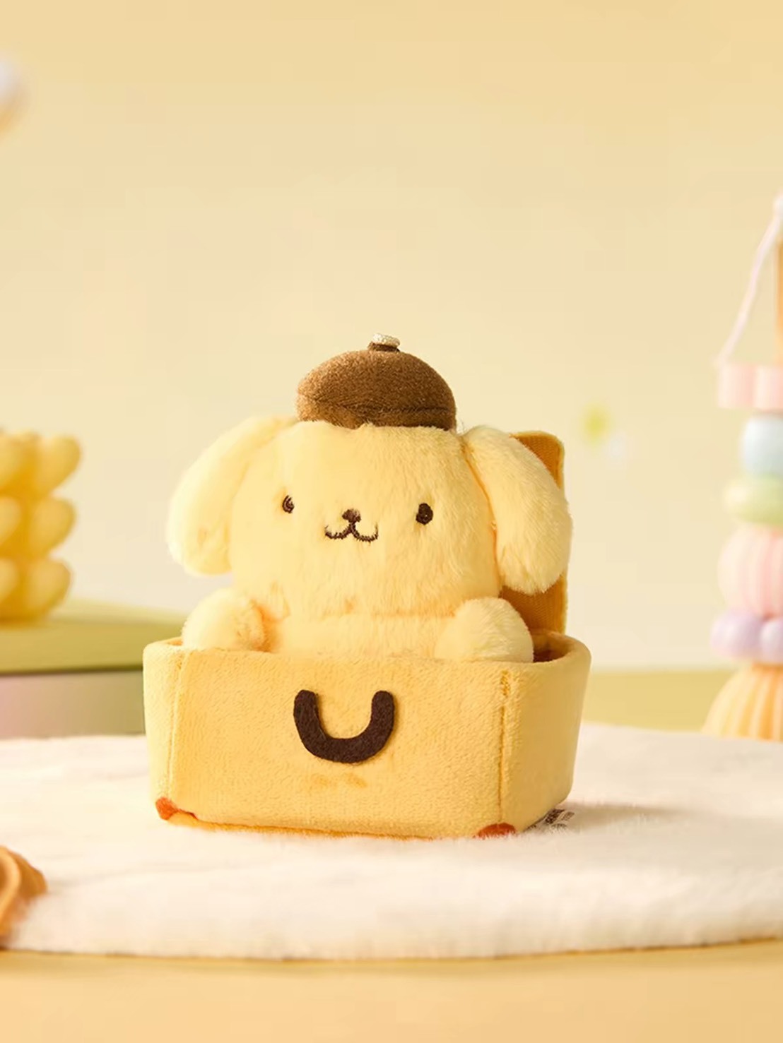 正版授權 SANRIO 布丁狗 一起出發系列 香薰 毛絨 掛件 盲盒
