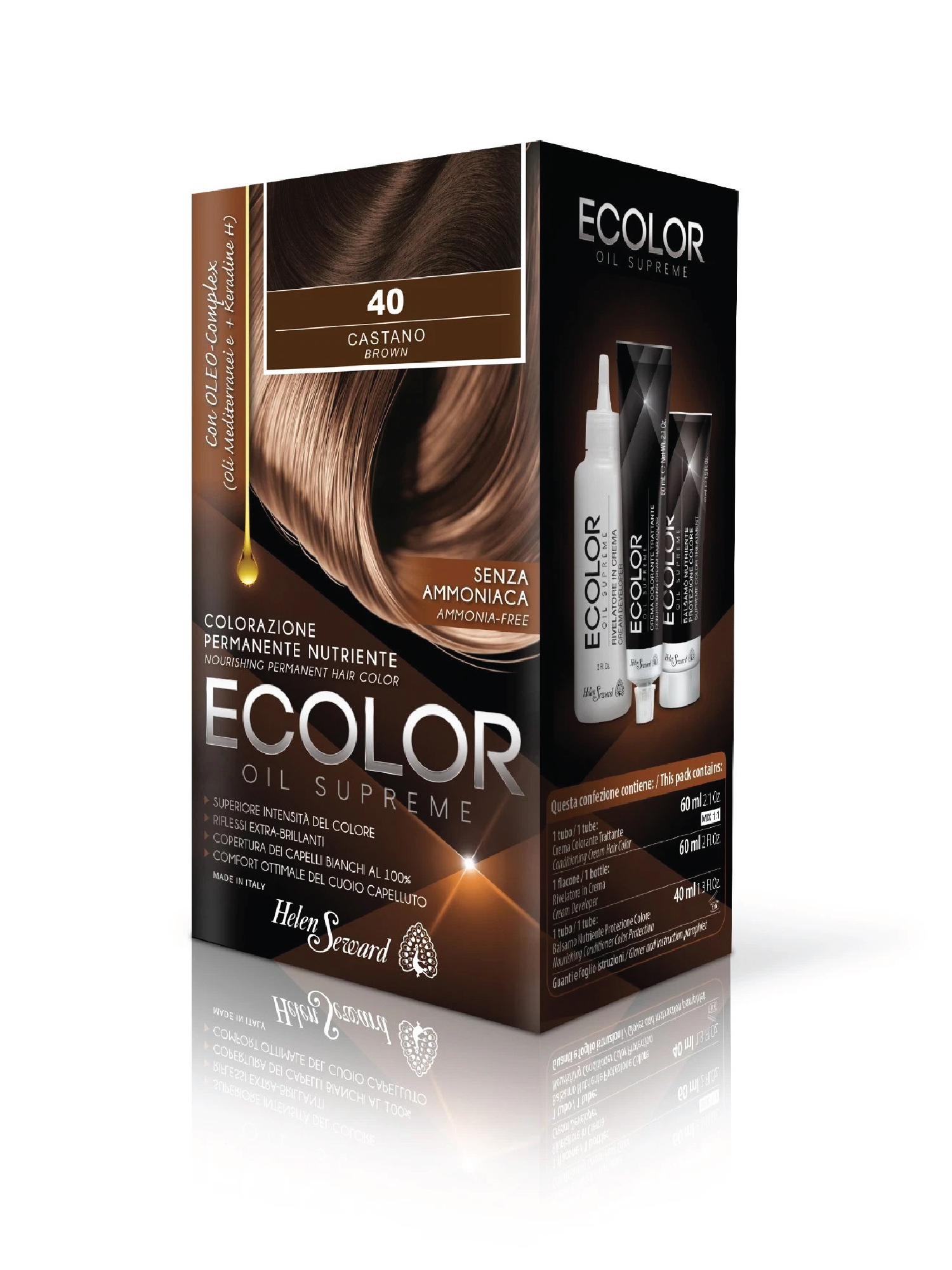 ECOLOR OIL SUPREME - BROWN series (AMMONIA FREE)