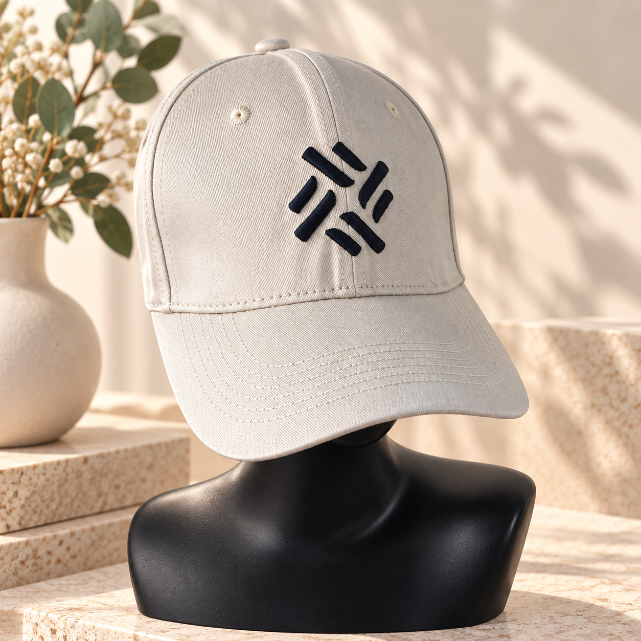 棒球帽—杏色