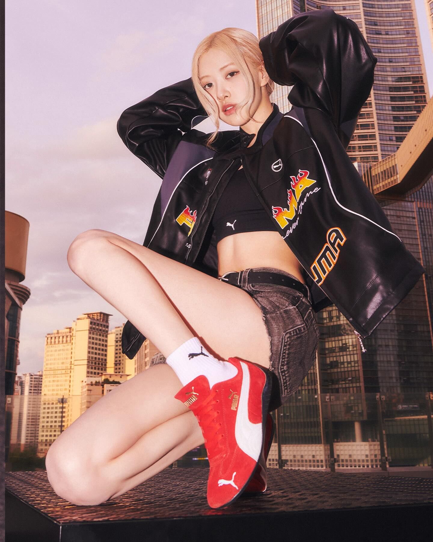 【Rosé朴彩英同款】PUMA SPEEDCAT OG 賽車鞋 復古 男女同款 紅白 398846-02