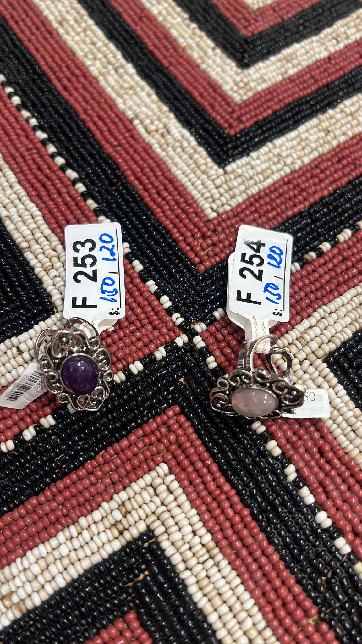 Amina ring CKOZ6822 - F253 purple / F254 rose quartz (1005live)