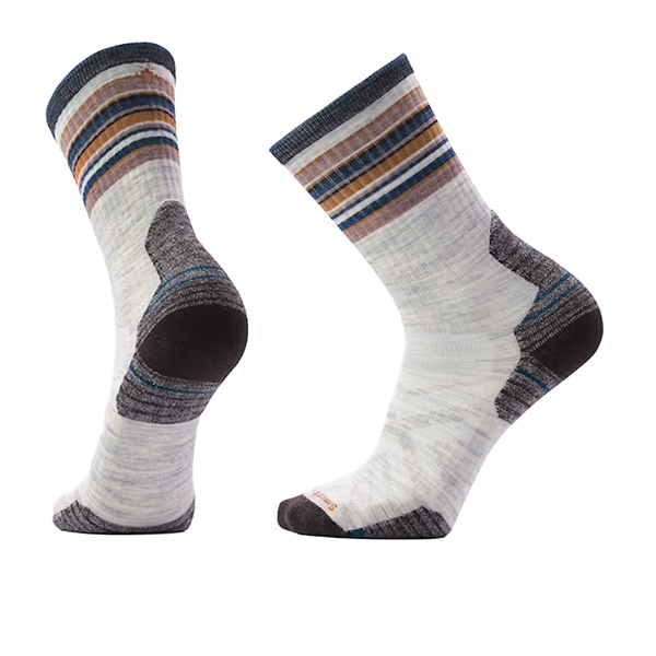【Smartwool】機能戶外局部輕量減震條紋中長襪 塵灰色、苔蘚綠 / SW003131