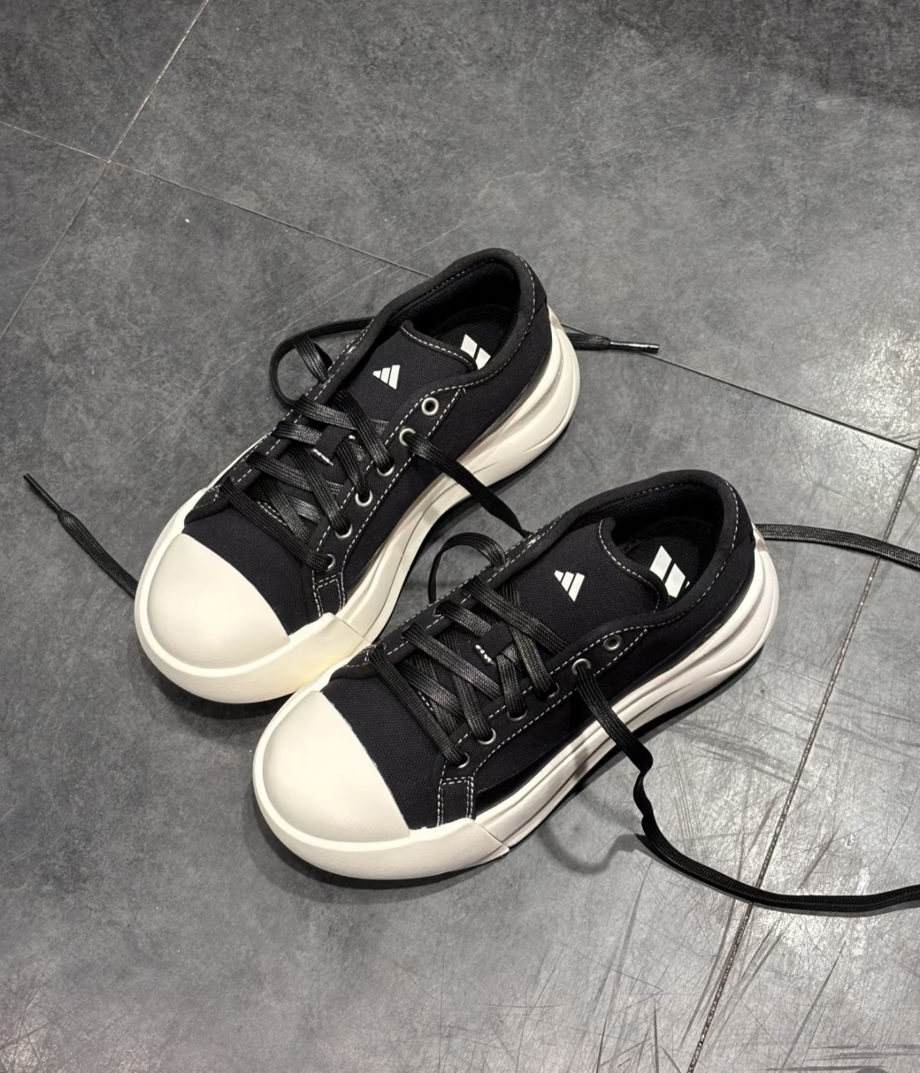 ADIDAS MAXXCOURT PRO FOS 帆布版本 黑色 JQ9815