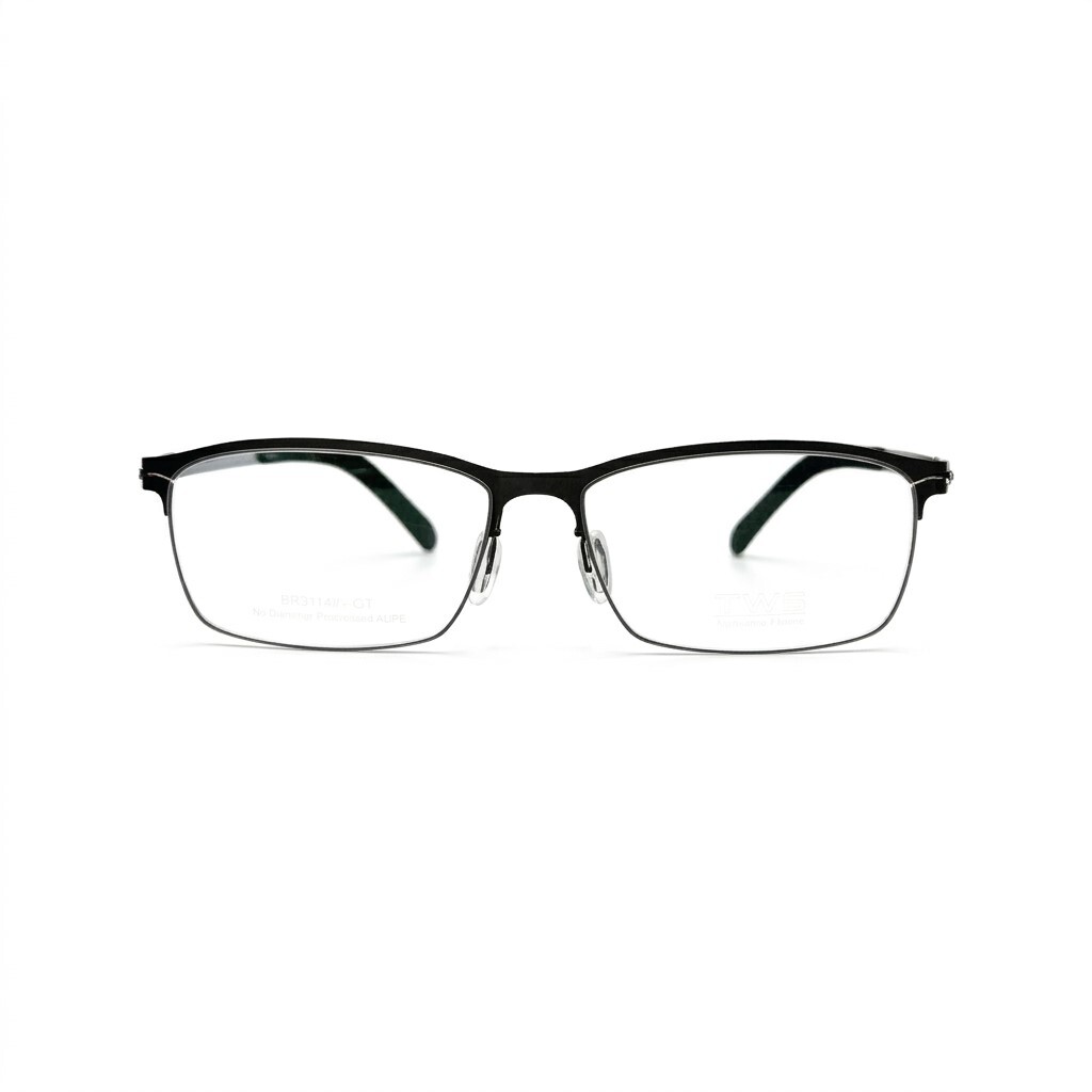 【LINTEN】TWD-808 C3 眉框光學眼鏡♦灰