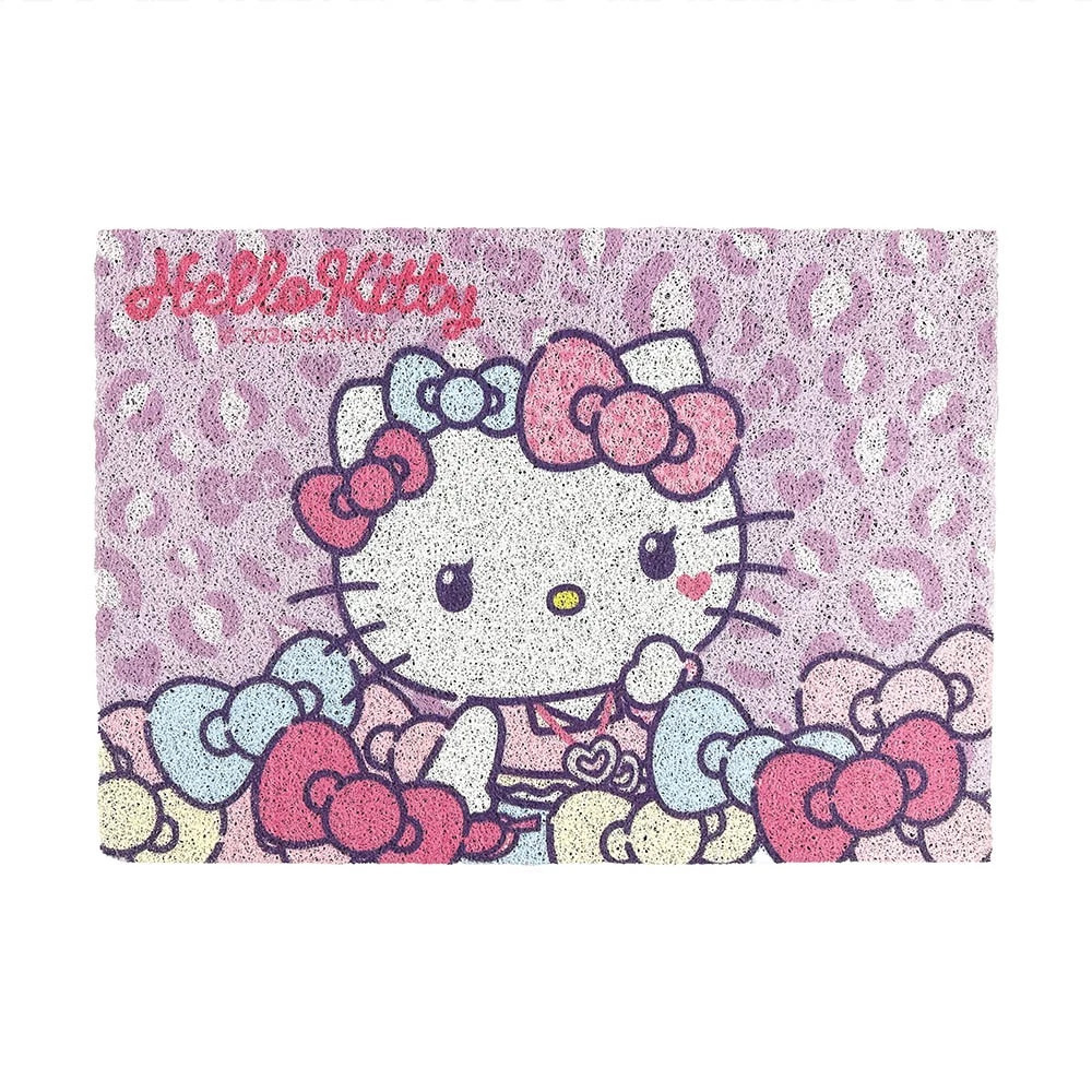 26178 Sanrio Hello Kitty 刮泥地墊 豹紋系列 #TW-KM26