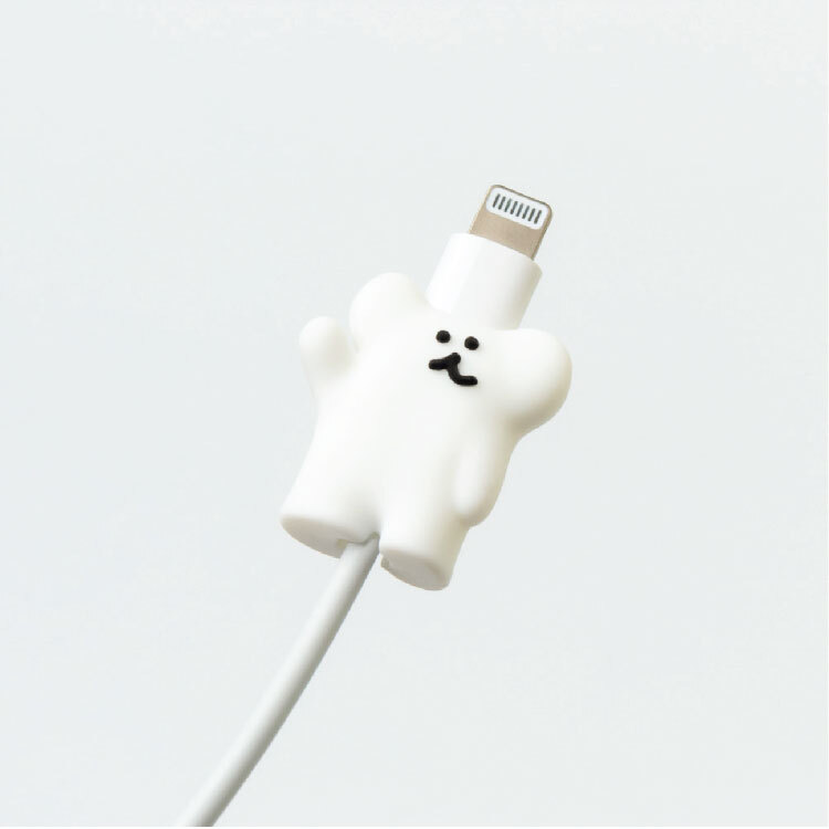 《Dinotaeng》Bobocap 充電線保護器 (白色)