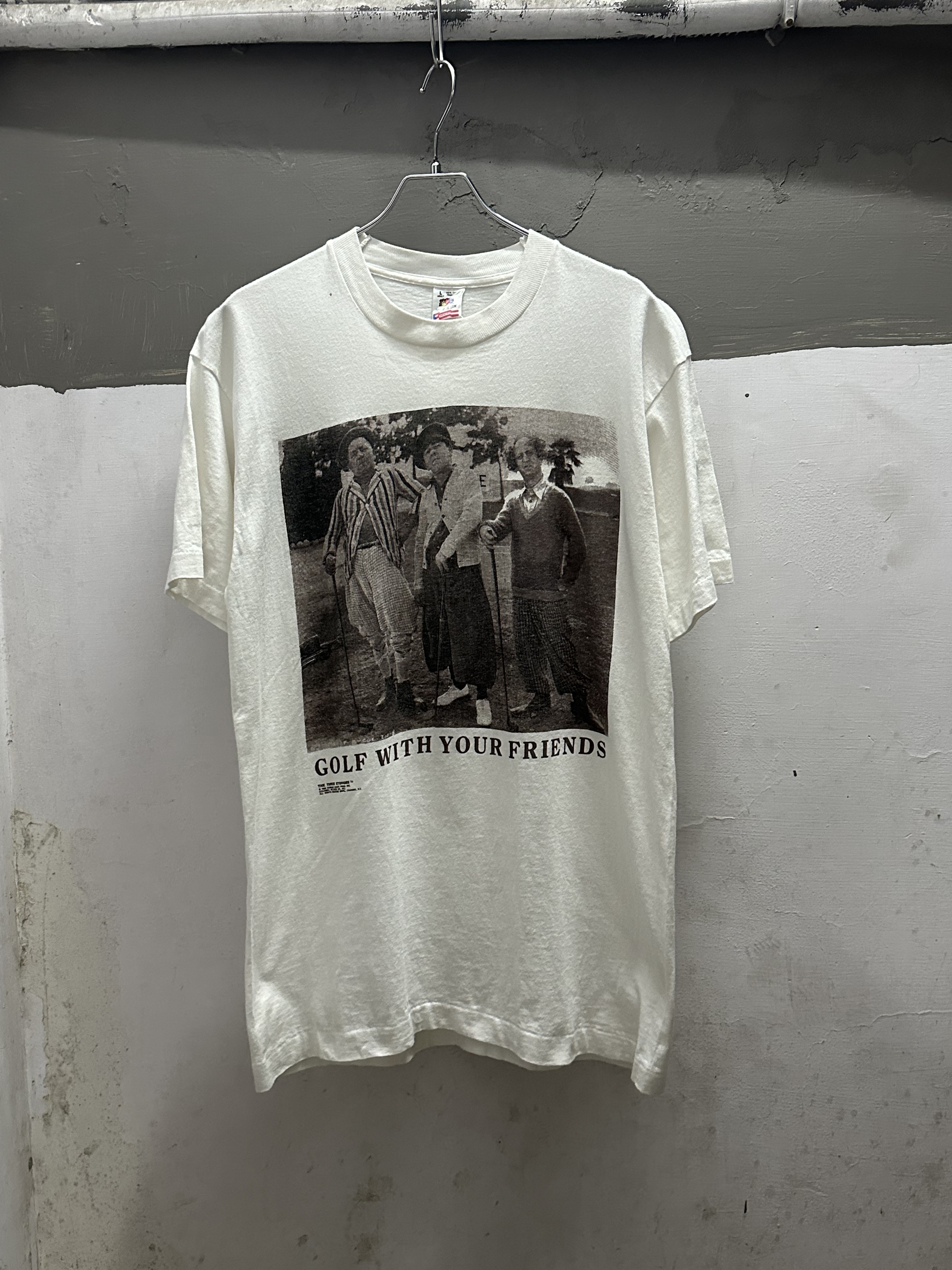 90’s Three Stooges Photo Print Tee (MADE IN USA)