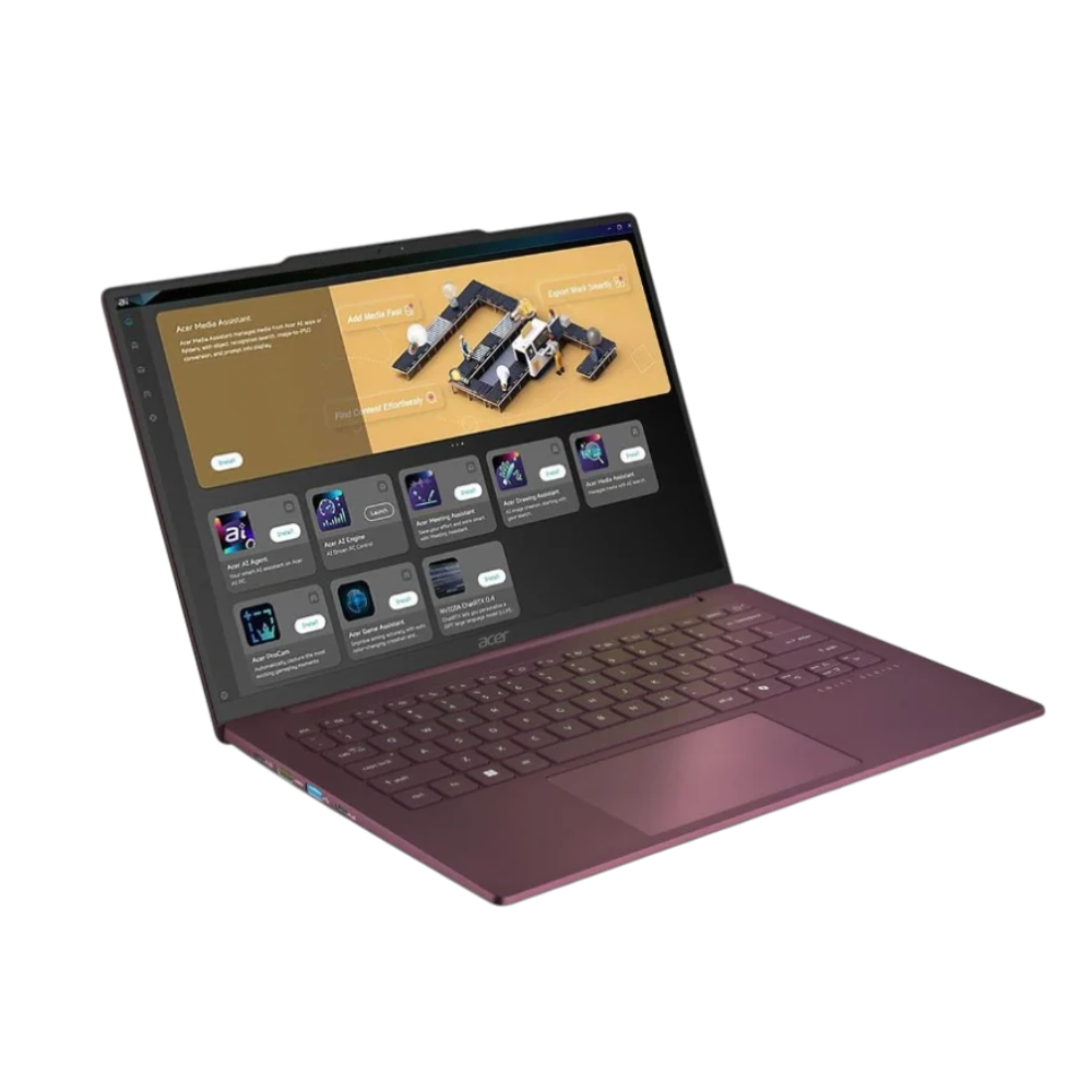 宏碁 ACER Swift Air SFA14-71M-54EF 14吋極輕薄筆電 U5-125H/16G/512G/W11 勃根地紅