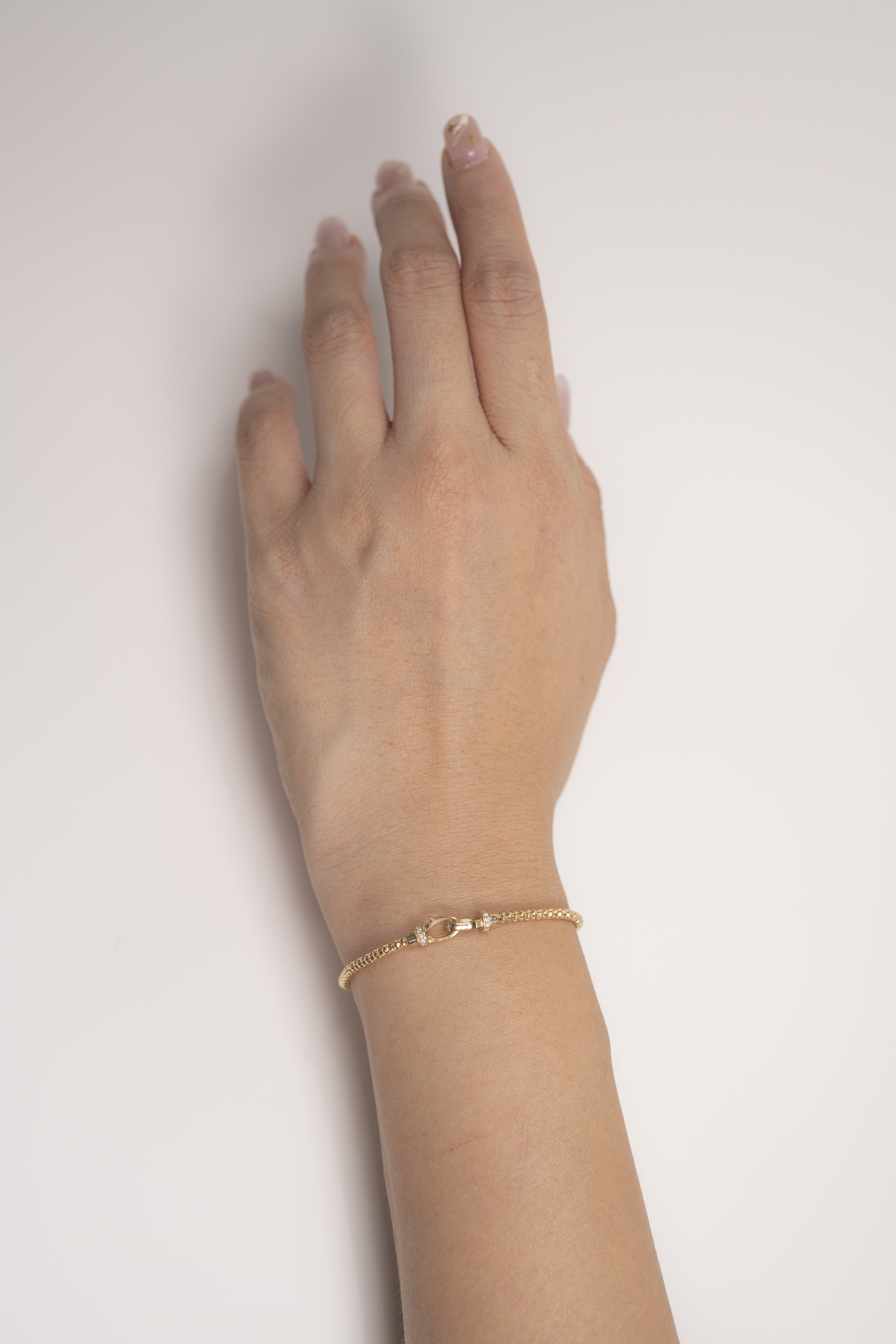 18K Popcorn Diamond Bracelet
