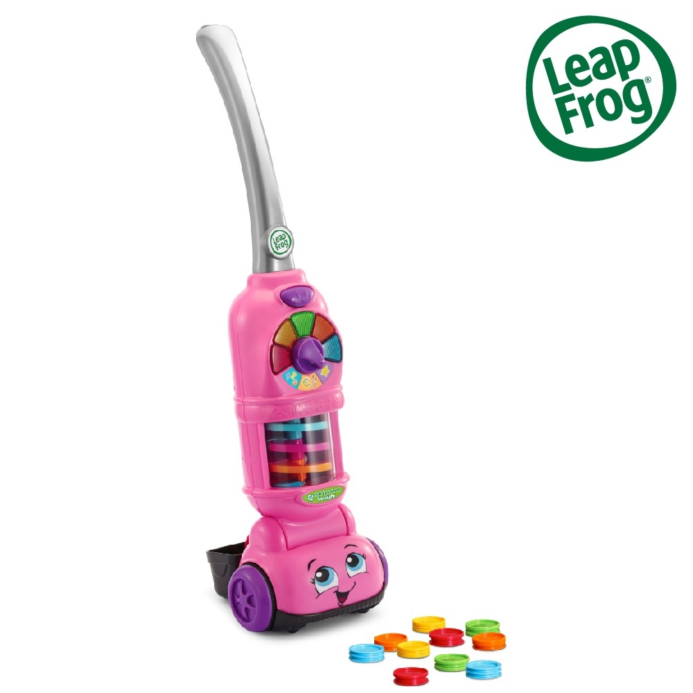 【LeapFrog】走走數數吸塵器-粉色